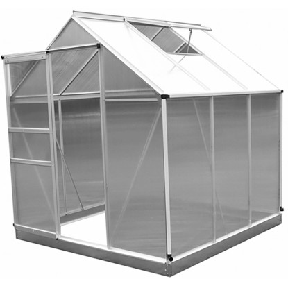 Rastlinjak iz aluminija 205 cm x 190 cm 190 cm