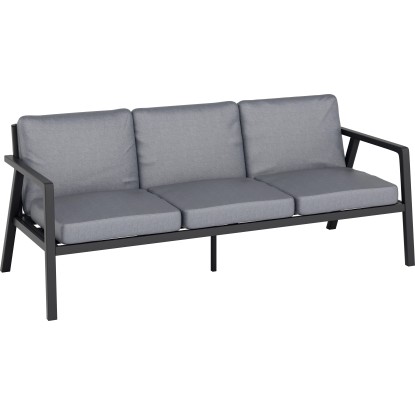 Sedežni in jedilni komplet Tamworth 4-delni aluminij antracitno siva