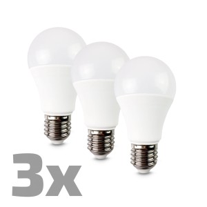 Euro-Lux LED sijalka E27, 11 W, 1055 lm, 3000 K, pr. 60 x 110 mm, 3 kosi