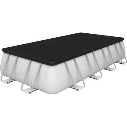 Bestway Komplet za bazen z jeklenim ogrodjem 5,49 m x 2,74 m x 1,22 m Pravokoten