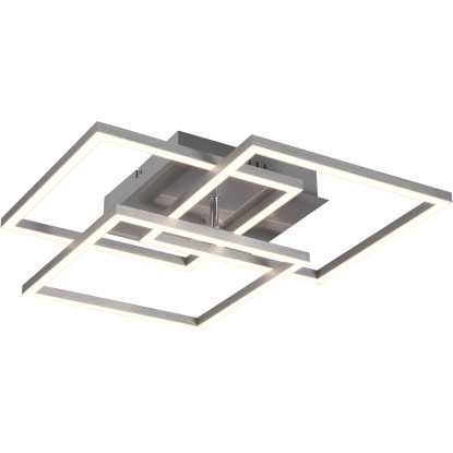 Trio LED stropna svetilka Mobile 28 W 3200 lm z zatemnitvijo nikelj mat