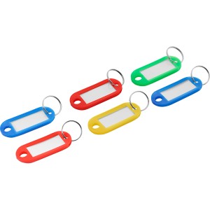 Obesek za ključe z obročkom 6 kosov