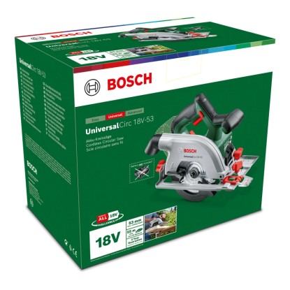Bosch Akumulatorska krožna žaga UniversalCirc 18V-53 Solo