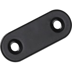 Hettich Vezna pločevina 15 mm x 40 mm jeklo prašno barvana črna 1 kos