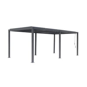 Hespéride Bioklimatska pergola Evonis 6 x 3 Gris grafit
