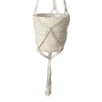 Boltze Home Košarica za rastline Riseva velika Ø 18 cm x 20 cm natur