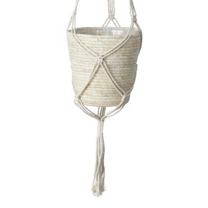 Boltze Home Košarica za rastline Riseva velika Ø 18 cm x 20 cm natur