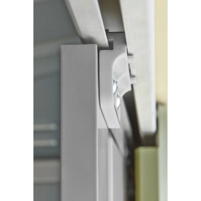 Globel Industries kovinska lopa 8x8 kovinsko srebrna Š x G: 234 cm x 237 cm