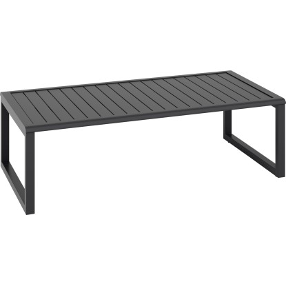 Sedežni in jedilni komplet Tamworth 4-delni aluminij antracitno siva