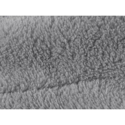 Odeja iz flisa Sherpa 130 cm x 150 cm Temno siva