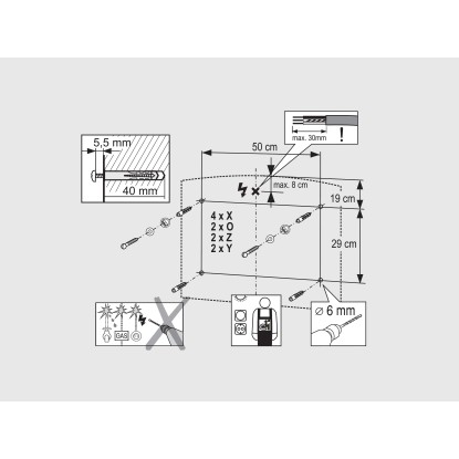Jokey Omarica z ogledalom Swing 76 cm bela