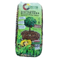 Happy Garden Sekanci za dekoracijo rjavi 60 l