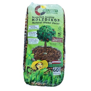 Happy Garden Sekanci za dekoracijo rjavi 60 l