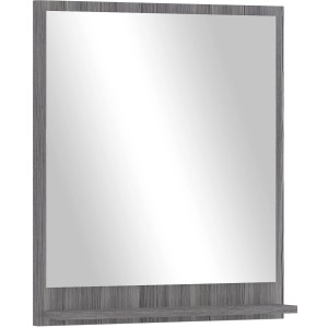 Astor Ogledalo s polico Oslo sivi les 60 cm x 68 cm FSC®