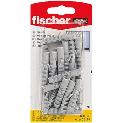 Fischer Zidni vložek S 8 GK (20 kosov)