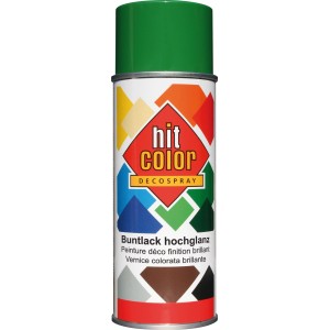 Hitcolor Barvni sprej smaragdno zelen visoko sijajni 400 ml