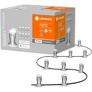 Ledvance Smart+ WiFi Vrtne LED-luči zunanje 9 svetlobnih točk menjava barv RGBW