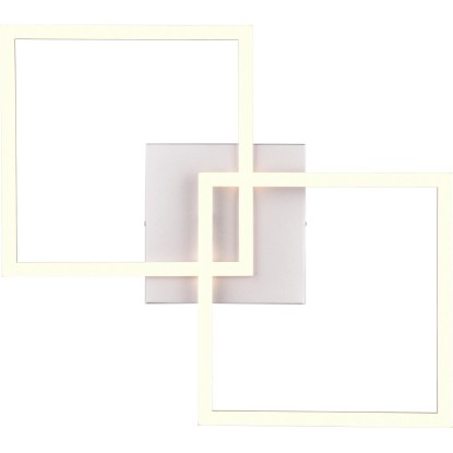 Reality Stropna LED-svetilka Trail 1-plamenska v barvi titana 44,6 cm x 39,6 cm