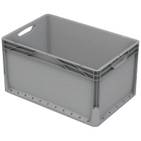 Eurobox-System Zaboj s polnimi stenami 60 x 40 x 32 cm siv
