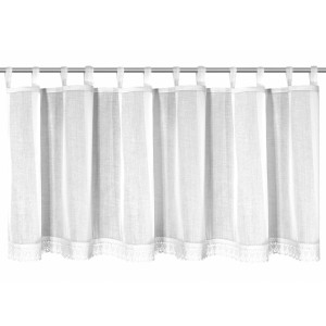 Bistro zavesa Bela 45 cm x 150 cm