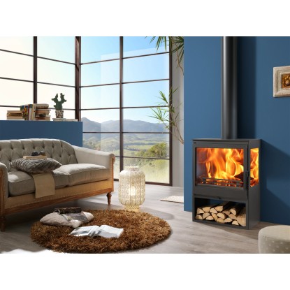 Panadero Kaminska peč Onix 3V Ecodesign 7,1 kW črna EEK: A+