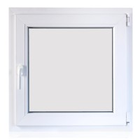 PVC okno TP4000 belo 600 x 600 x 60 mm desno