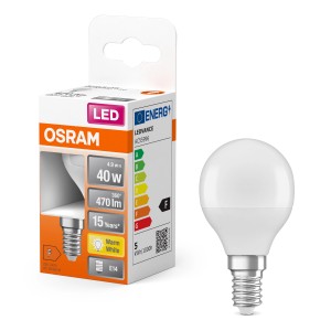 Osram Sijalka LED E14 v obliki kaplje 4,9 W 470 lm 4,5 x 4,5 cm (V x Ø)