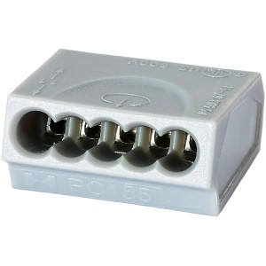 LUX-TOOLS Vtična sponka, 5-polna, Ø 0,75 mm - 1,5 mm 10 kosov