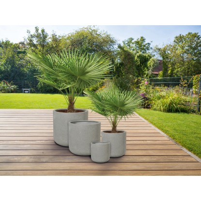 Lonec za rastline Bargemon Ø 72 cm x 68,5 cm siv