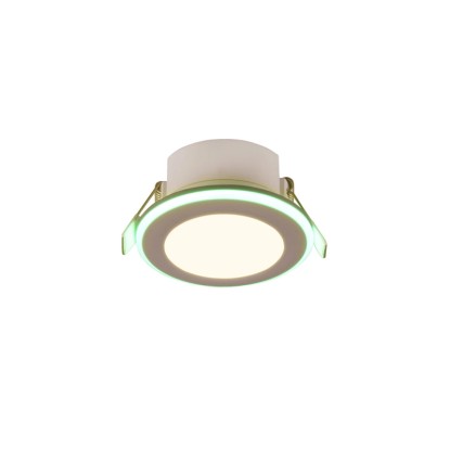 Trio Vgradna LED-svetilka Argus 1-plamenska bela mat Ø 8,2 cm