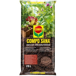 Compo Sana Substrat za setev in zelišča 20 l
