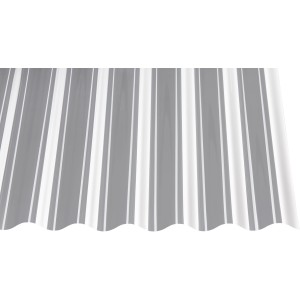 PVC Profilna plošča 0,8 mm sinus 76/18 prozorna 2000 mm x 900 mm