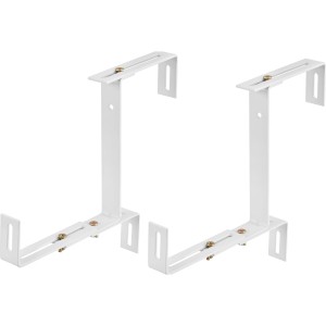 Nosilec za balkonsko korito izredno močno bela 3-dimenzionalno nastavljivo