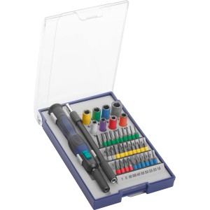 LUX-TOOLS Komplet vijačnih nastavkov in nasadnih ključev 40-delni