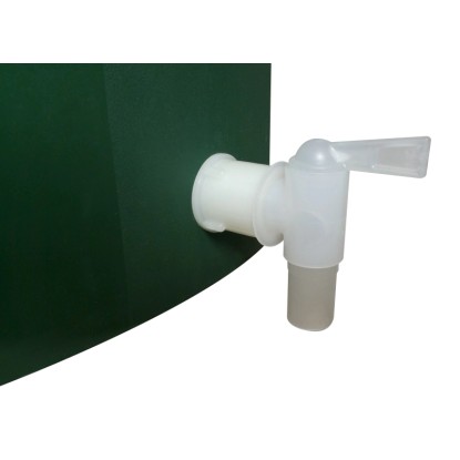 Sod za deževnico oglat 300 l s pokrovom in pipo 95 cm x 78 cm x 58 cm