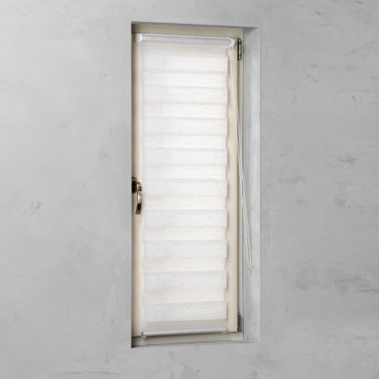 Cocoon Easy Fix dvojna dnevna rolo zavesa lan 45 cm x 150 cm