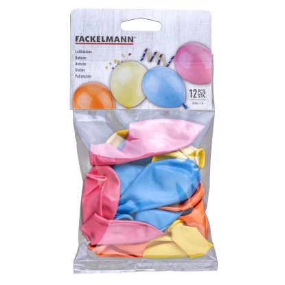 Fackelmann Napihljivi baloni Ø 30 cm barvno sortirani 12 kosov
