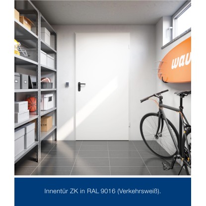 Hörmann Notranja kovinska vrata ZK bela desna 875 mm x 1875 mm