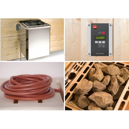 Weka Komplet peči za savno s pečjo 4-4,5 kW