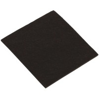 Klobučevinasti drsniki samolepilni 22 mm x 22 mm 16 kosov Rjave barve