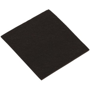 Klobučevinasti drsniki samolepilni 22 mm x 22 mm 16 kosov Rjave barve