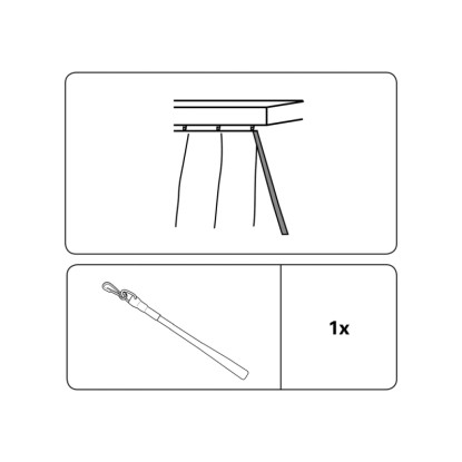 Gardena Vrtilna palica Aluminij 100 cm