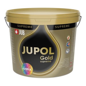JUB Vrhunsko pokrivna notranja pralna barva Jupol Gold supreme bela 15 l