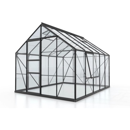 Vitavia rastlinjak Meridian 1 8300 ESG 3 mm Črn