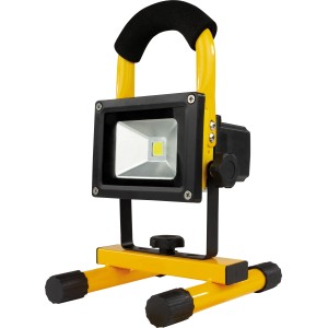 REV Ritter LED gradbeni reflektor baterijski Spot 7 W, 600 lm, 6000 K črno-rumen