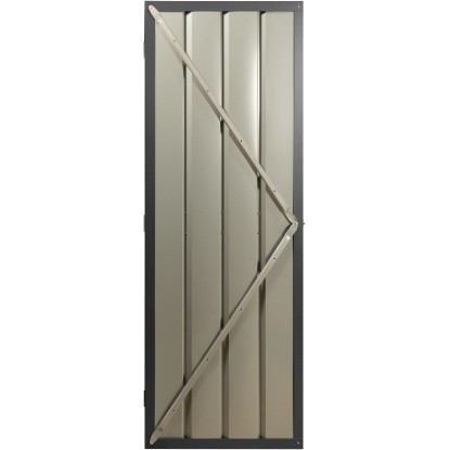 Globel Komplet za krilna vrata 2 za kovinske vrtne lope antracitni