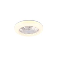 Ventilator Mora bela mat z LED osvetlitvijo Ø 45 cm