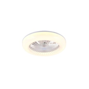Ventilator Mora bela mat z LED osvetlitvijo Ø 45 cm