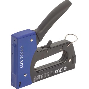 LUX-TOOLS Ročni spenjalnik za sponke 6 mm-16 mm in spenjalne žeblje 14 mm-16 mm