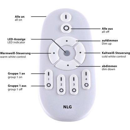 LED plošča Flat 100 x 25 cm ultra plosk dizajn 2700 K - 5000 K Črno-bela